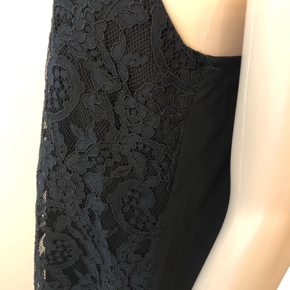 NEW Lauren Ralph Lauren Black Lace Sleeveless Top - Picture 9 of 11